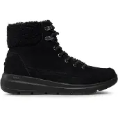 SKECHERS On-the-GO Glacial suède veterboots zwart maat 41