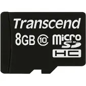 Transcend Micro SDHC-kaart, microSDHC-geheugenkaart, 8 GB