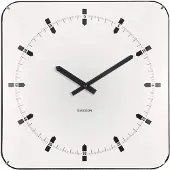 Karlsson - Wandklok Sucinto Dome Square Wit
