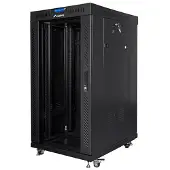Lanberg FF01-6822-12BL, Vrijstaande serverkast, 22U, 1200 kg, Rackrails, 76 kg, Zwart