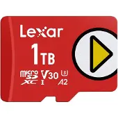 Lexar micro SDXC geheugenkaart 1 TB Play Special Gaming Rood