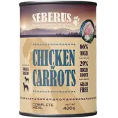 Seberus Chicken w/Carrots graanvrij natvoer hond 12 x 400 g