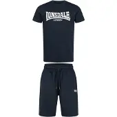 Lonsdale Joggingpak navy / wit