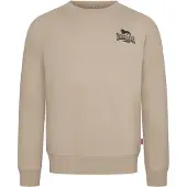 Lonsdale Sweatshirt 'Lympstone' sand / zwart