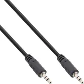 InLine jack kabel, 3,5mm plug / stekker, stereo, 10m