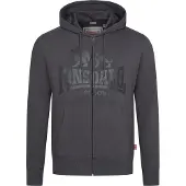 Lonsdale Sweatvest 'Krafty' antraciet / zwart