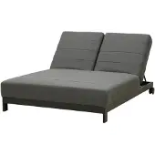 CLEMENTO Beziers lounge daybed ligbed met wiel verstelbaar aluminium sunbrella
