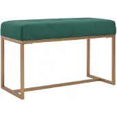 vidaXL Bankje 80 cm fluweel groen