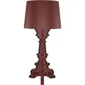 Kartell Design Tafellamp Bourgie Mat, dimbaar, rood, Woon-/ Eetkamer, Kunststof, Design, tafellamp