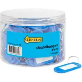 123inkt sleutelhangers blauw (100 stuks)