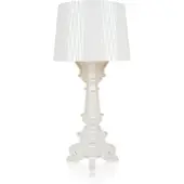 Kartell Bourgie Tafellamp Glossy White|Gold Metallic