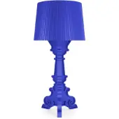 Kartell Design Tafellamp Bourgie Mat, dimbaar, blauw, Woon-/ Eetkamer, Kunststof, Design, tafellamp