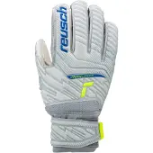 Reusch Sporthandschoenen 'Attrakt Grip Finger Support' blauw / neongeel / lichtgrijs