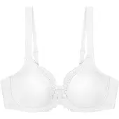 Triumph Niet voorgevormde bh Modern Lace+Cotton | Maat: 100E | Kleur: White
