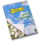 123inkt Glossy hoogglans fotopapier 135 grams A4 (50 vel) FSC Mix 70%