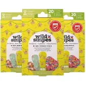 Wild Stripes 3x Pleisters Kids Sensitive Jungle Vibe 20 stuks