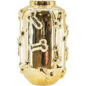 House Vitamin Vase dick ceramics gold 17x17x27cm
