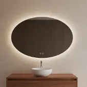 Boss & Wessing BWS Badkamerspiegel | Spark Ovale | met LED verlichting | 80x120cm