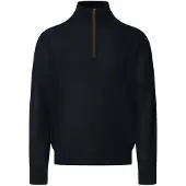 Hackett London Trui nachtblauw / bruin