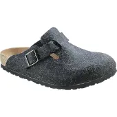 Birkenstock Huisschoenen 'Boston' antraciet
