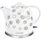 Concept Keramische waterkoker ORIENT 1L CONCEPT RK0010 ne wit met opdruk