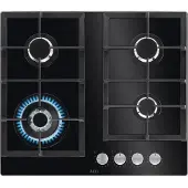 AEG HKB64420NB Zwart Ingebouwd 59 cm Gaskookplaat 4 zone(s)