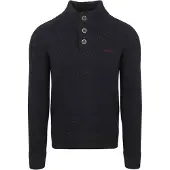 New zealand auckland NZA Pullover Mocker Conor Melange Icon Navy | Blauw | Maat XXL