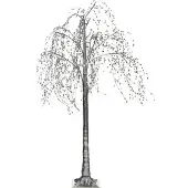 Beliani NILLAKA - LED kerstdecoratie - Zilver - PVC