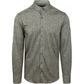 State of Art overhemd groen button down boord