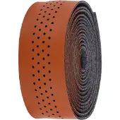 BBB Cycling Stuurlint Racefiets - Zelfklevende Stuurtape van Microfiber - Lengte: 200cm - Dikte: 2mm - Inclusief Stuurdoppen - Cognac Bruin - SpeedRibbon BHT-12