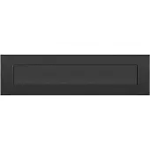 Oxloc Briefplaat RVS Zwart Recht Vlak 330X80X8.5mm - 1219637