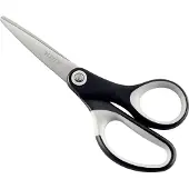 Leitz Titanium 5415 schaar, ergonomische handgreep, voor links-/rechtshandigen, L 150 mm, staal/kunststof met titaniumcoating, zwart