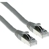 ACT FB7001 LSZH SFTP CAT6A Patchkabel | Snagless | RJ45 connectoren | Grijs | 1 meter