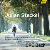 OUTHERE Julian Steckel, Susanne von Gutzeit, Stuttgarter Kammerorchester - C.P.E. Bach: Cello Concertos (CD)