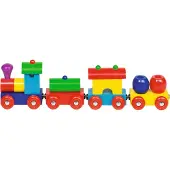 Goki Trein - Peru - 25X4X6,5Cm - Met Magneetkoppeling - 2 Jaar