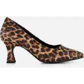 Marco Tozzi Leopard Pumps beige Textiel Maat 39