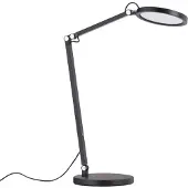 FABAS LUCE LED-bureaulamp Regina, dimbaar, zwart, Werkkamer / Kantoor, metaal, Modern, LED bureaulamp