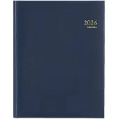Brepols Timing Lima weekagenda met uurindeling 2027 blauw (1 week per 2 pagina's) 6-talig