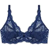 Triumph Niet voorgevormde bh Amourette 300 | Maat: 75B | Kleur: Marine Blauw