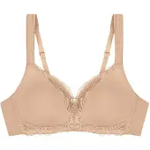Triumph Niet voorgevormde bh Modern Lace+Cotton | Maat: 100E | Kleur: Powder