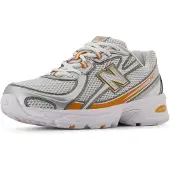 New Balance Sneakers laag '740' grijs / oranje / wit