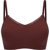 Schiesser BH ' Invisible Soft Lace ' bourgogne