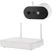ABUS PPIC91000 W Pro Akku IP-Kamera m Basisstation PPIC91000 IP-Bewakingscameraset LAN, WiFi 4-kanaals 1920 x 1080 Pixel