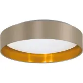 Eglo 99541 - Maserlo 2, 1 lamp(en), LED, 3000 K, 2500 lm, IP20, goud, grijsbruin, wit