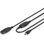 Digitus Usb 3.0 Verlengkabel Voor Laptop Computer 10M Actief