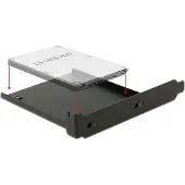 DeLOCK Premium 2,5'' HDD/SSD naar PCI/PCIe slot montage frame / zwart