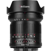 7artisans 9mm f/5.6 Canon R-Mount Upgraded Black