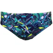 Turbo Skull Geo Swimming Brief Blauw 4XL Man