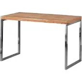 SKYPORT Bureau GUNA, massief acaciahout, computerbureau, 120 x 60 cm