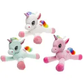 Duckiez Pluche Eenhoorn M Regenboog - 1 stuk